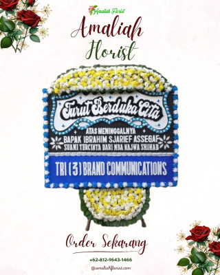 Papan Bunga Duka di Colomadu